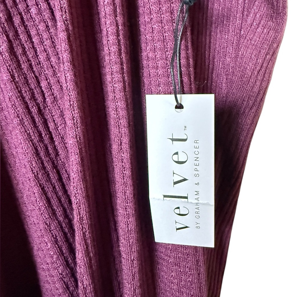 NWT Velvet Women's Cardigan in Rich Purple - Picture 4 of 4